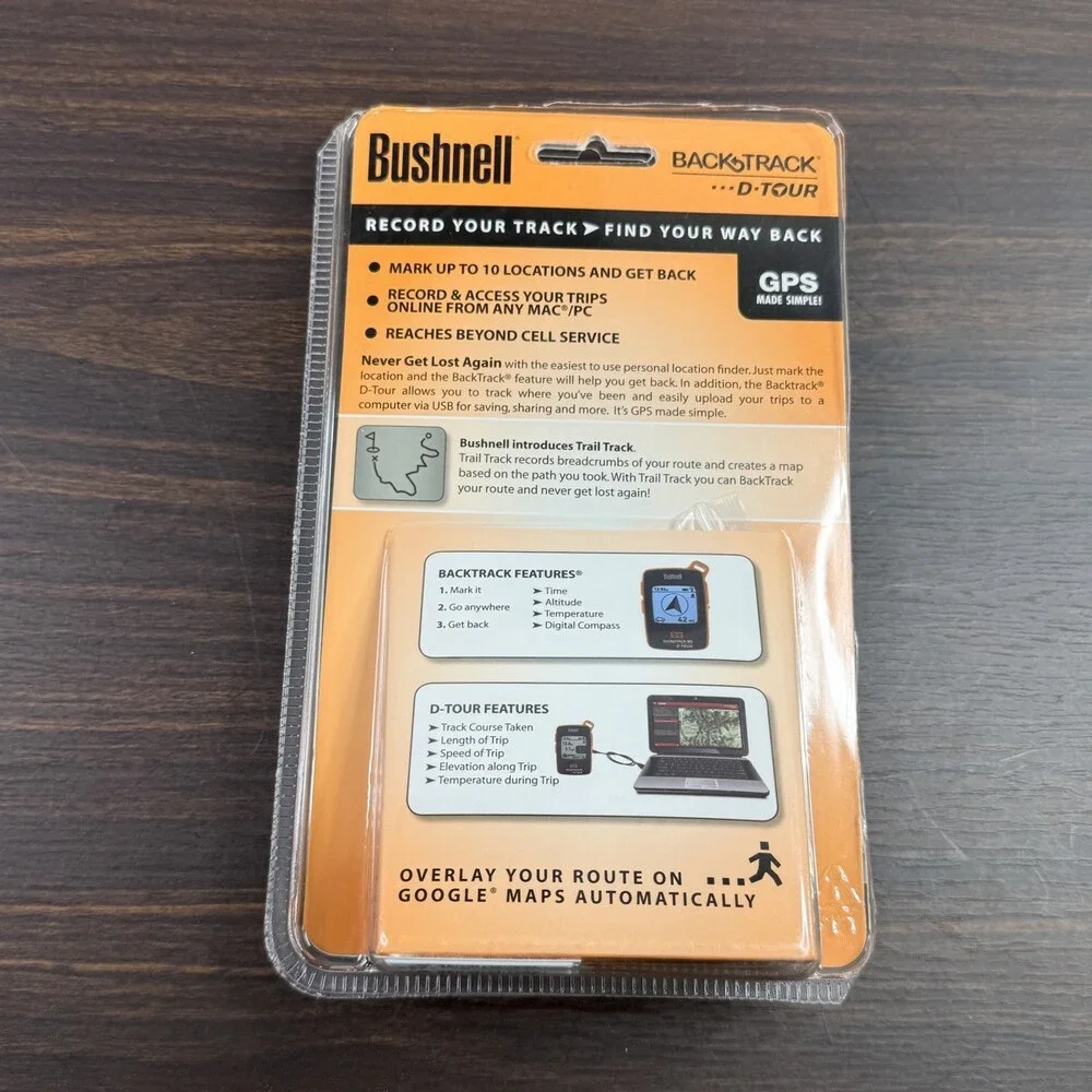 Bushnell Bear Grylls BackTrack D-Tour GPS Personal Navigation New Open Box NOS